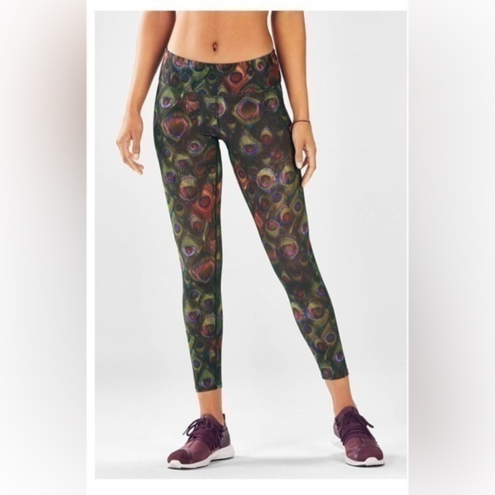 Fabletics Powerhold peacock leggings